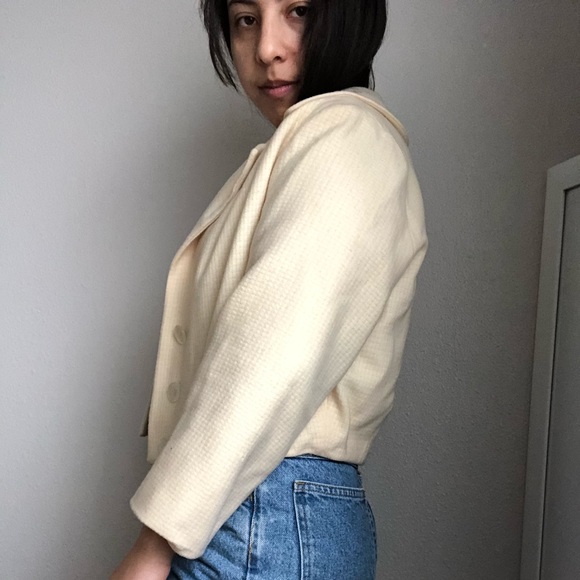 🔴Vintage Cream Blazer - Picture 4 of 16